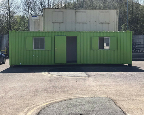 anti vandal high security shipping container welfare unit for sale