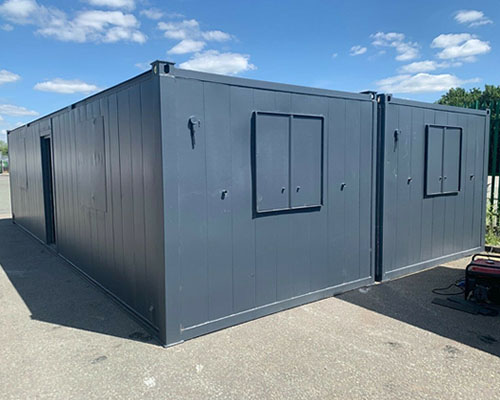 anti vandal high security portable double office container for sale