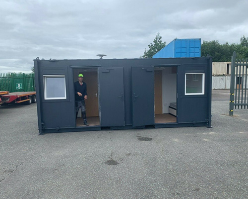 double sleeper pod shipping container for sale