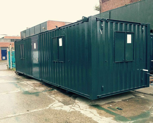 high security canteen and kitchen converted shipping container for sale